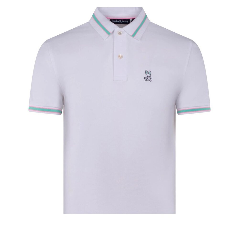 NWT Psycho Bunny Boy"s Irving Pique Polo White Size 3T